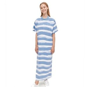 NWT Marimekko Blue Genista t-shirt dress